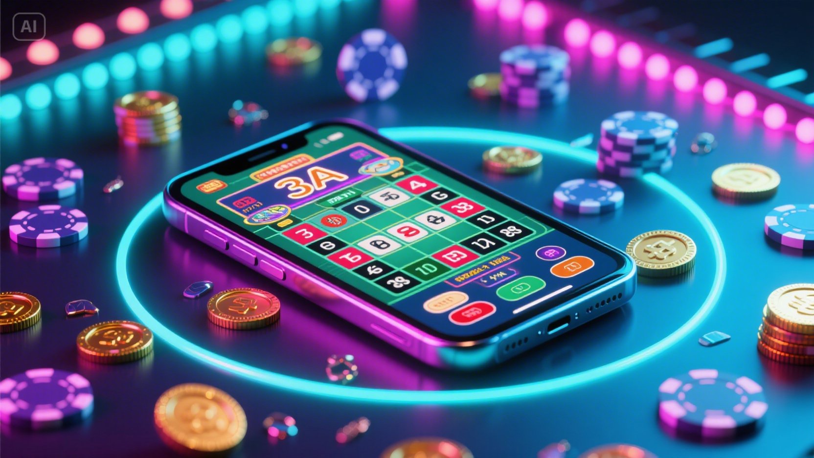 Casino red casino game desktop and mobile interfaces